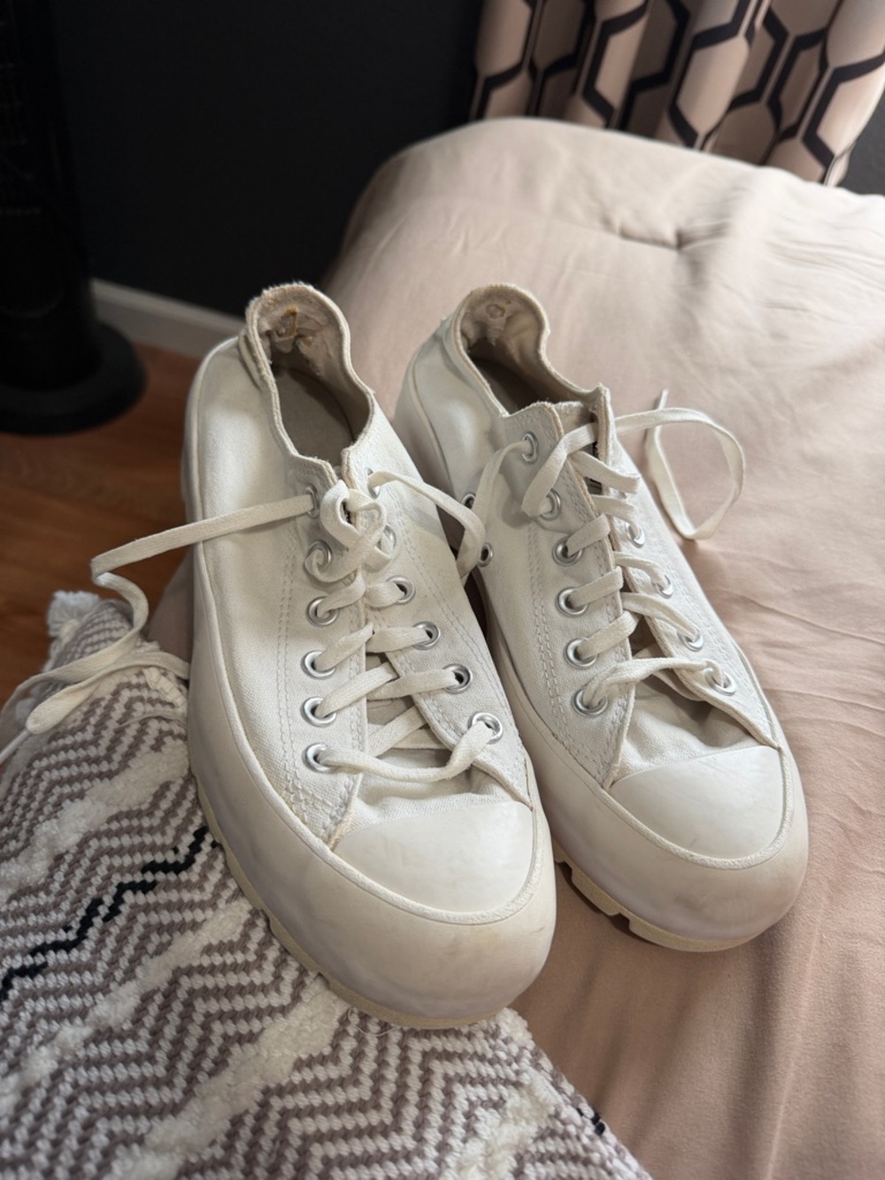 Converse White Low-Top Women's Canvas Sneakers